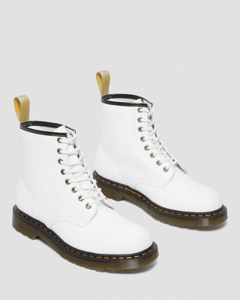 Dr Martens Vegan 1460 Kemble Veterlaarzen Dames Wit | NL 556EBC